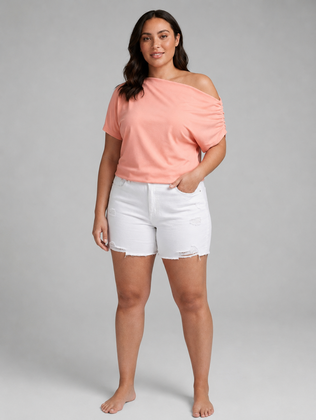 Plus Size Stylish Women’s Dusty Tops
