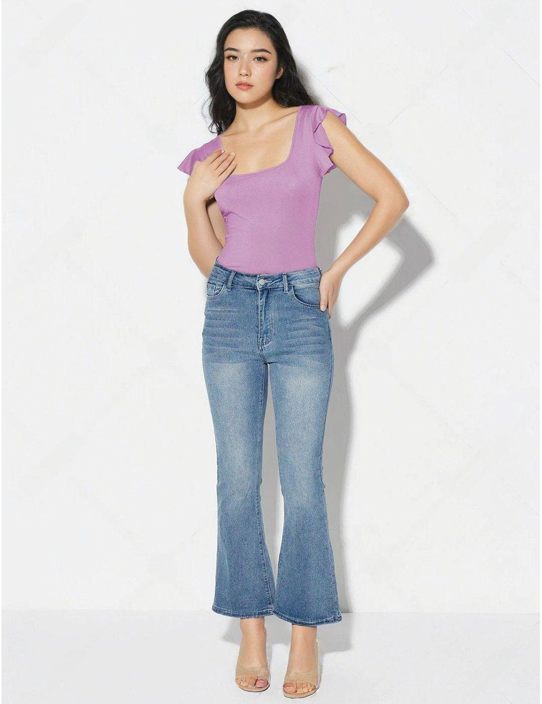 Kotty Women Solid Scoop Neck Top