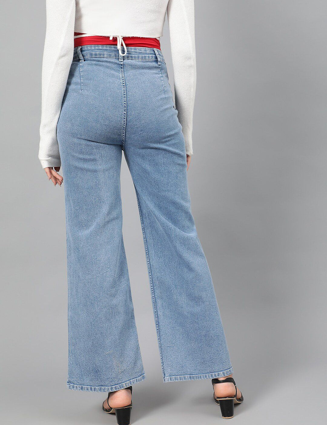 Kotty Women Blue Jean Mid-Rise Stretchable Jeans