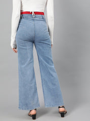 Kotty Women Blue Jean Mid-Rise Stretchable Jeans