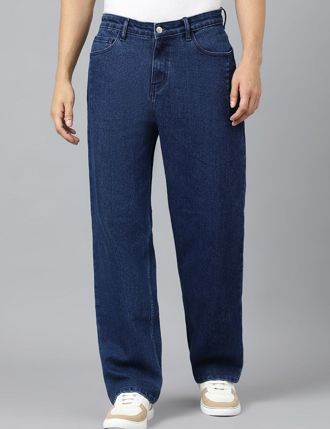 Kotty Men Blue Jean Fit Low-Rise Stretchable Jeans