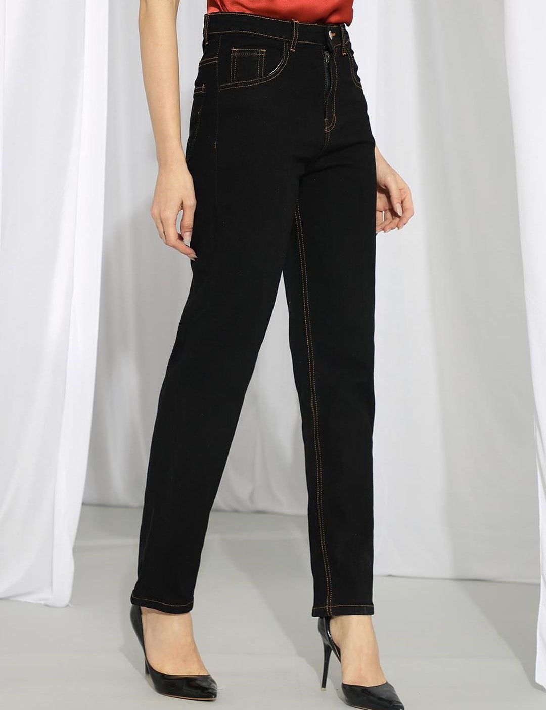 KOTTY Basics Women Slim Fit High-Rise Clean Look Stretchable Jeans