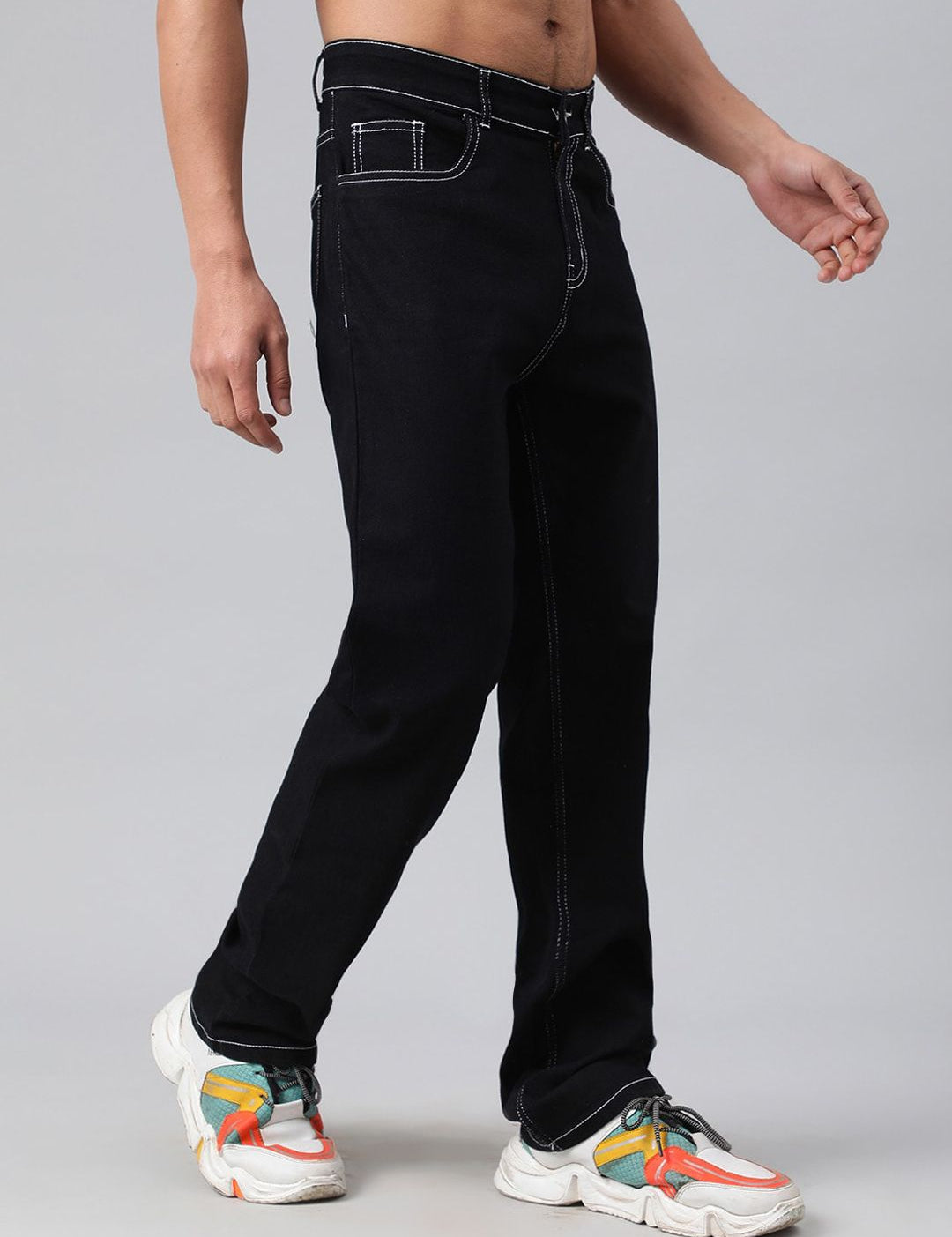 Kotty Men Regular Fit Low-Rise Stretchable Jeans