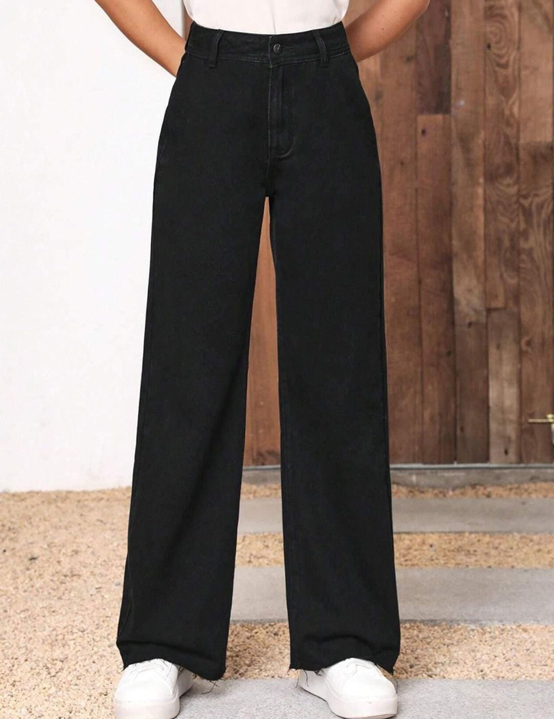 Kotty Women Jean Straight Fit High-Rise Stretchable Cotton Jeans