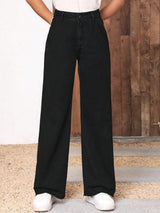 Kotty Women Jean Straight Fit High-Rise Stretchable Cotton Jeans