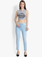 Kotty Women Blue Skinny Fit High-Rise Clean Look Jeans