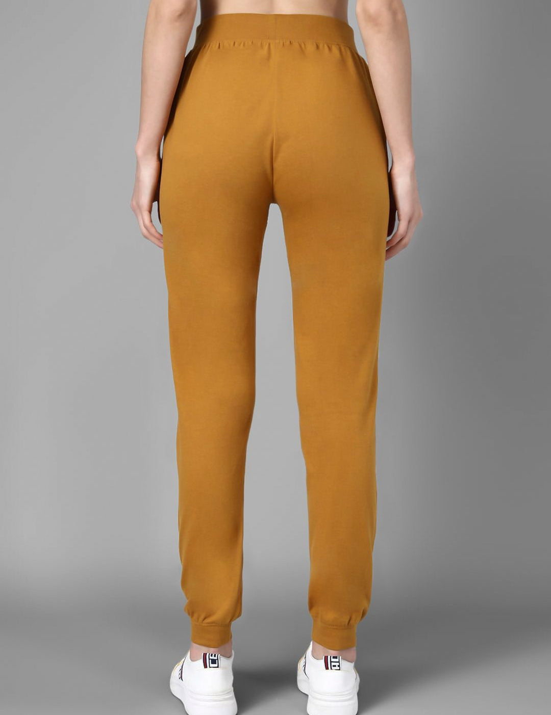 Kotty Women Mustard Yellow Solid Joggers