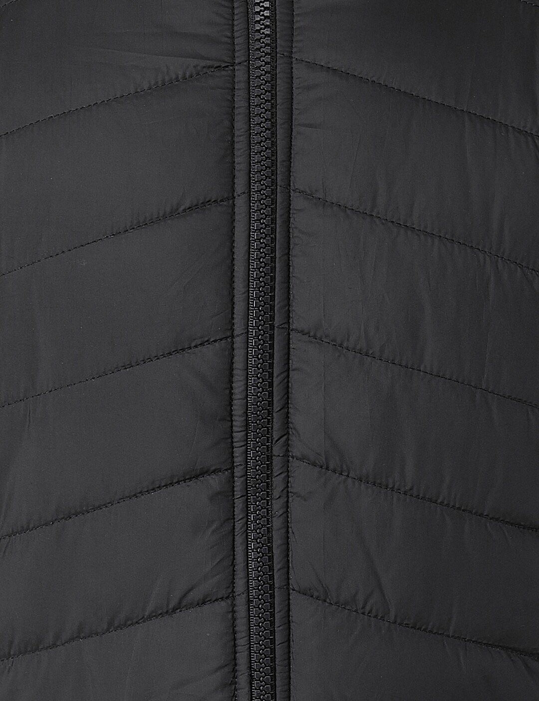 Kotty Men Black Solid Padded Jacket