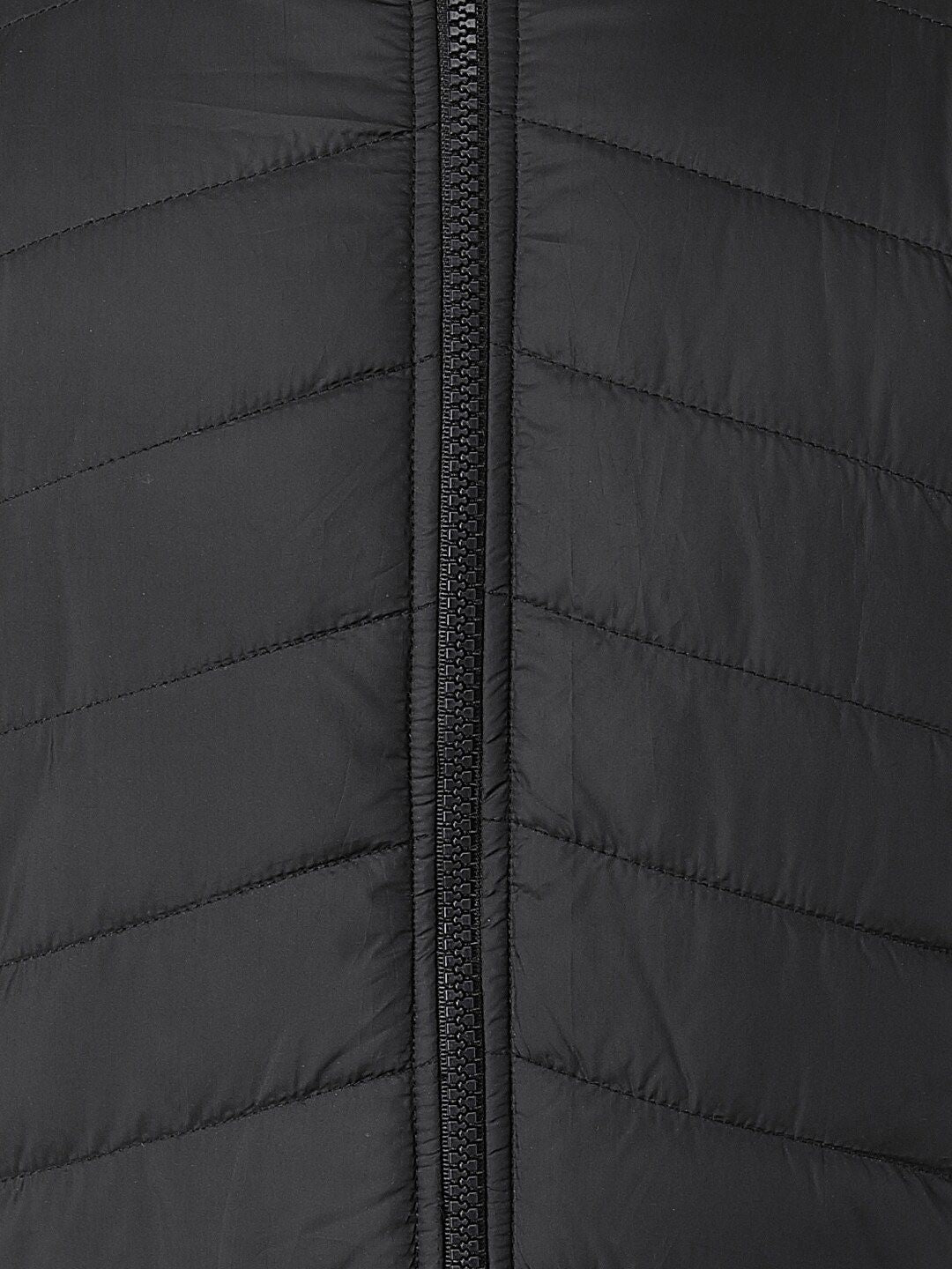 Kotty Men Black Solid Padded Jacket