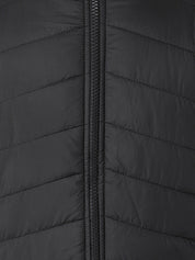 Kotty Men Black Solid Padded Jacket