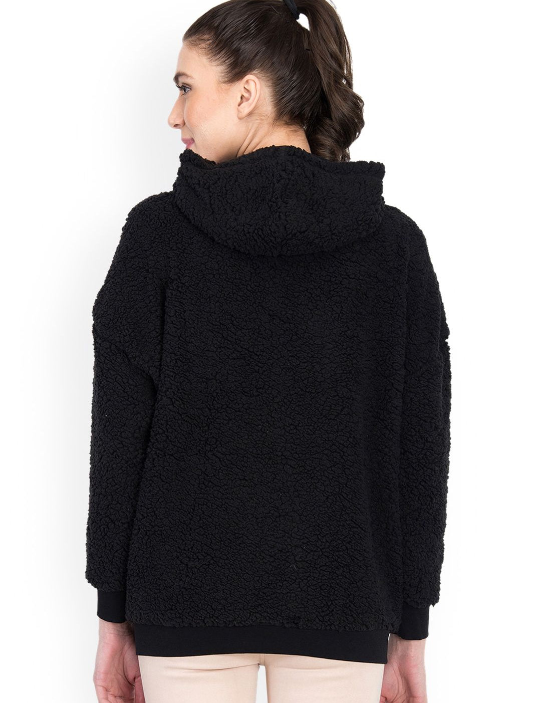 Kotty Women Black Solid Padded Jacket