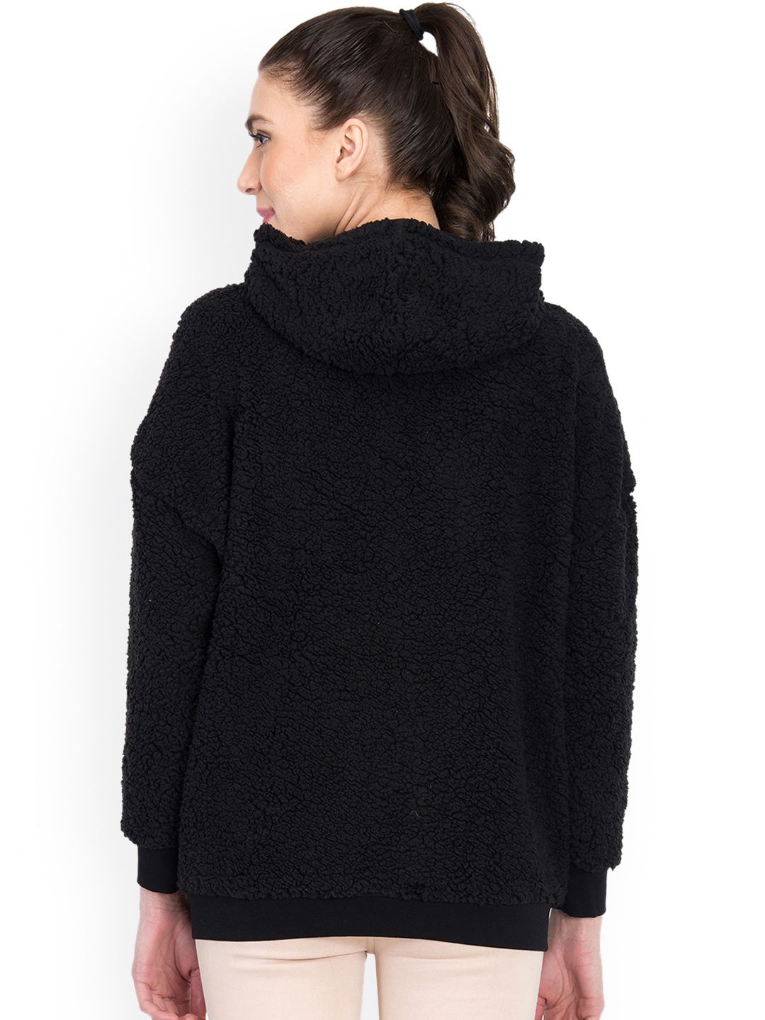 Kotty Women Black Solid Padded Jacket