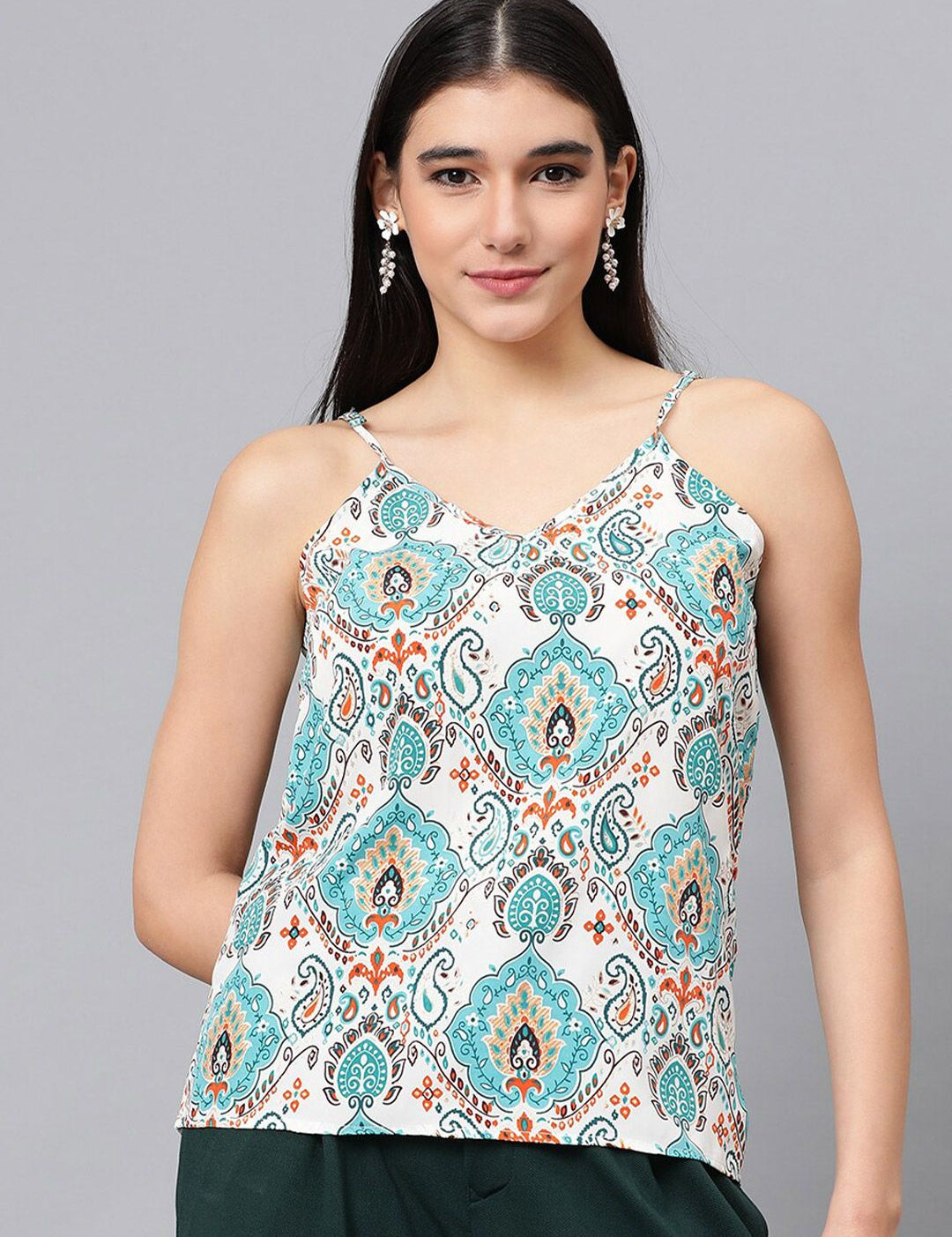 Kotty Ethnic Motifs Printed Top