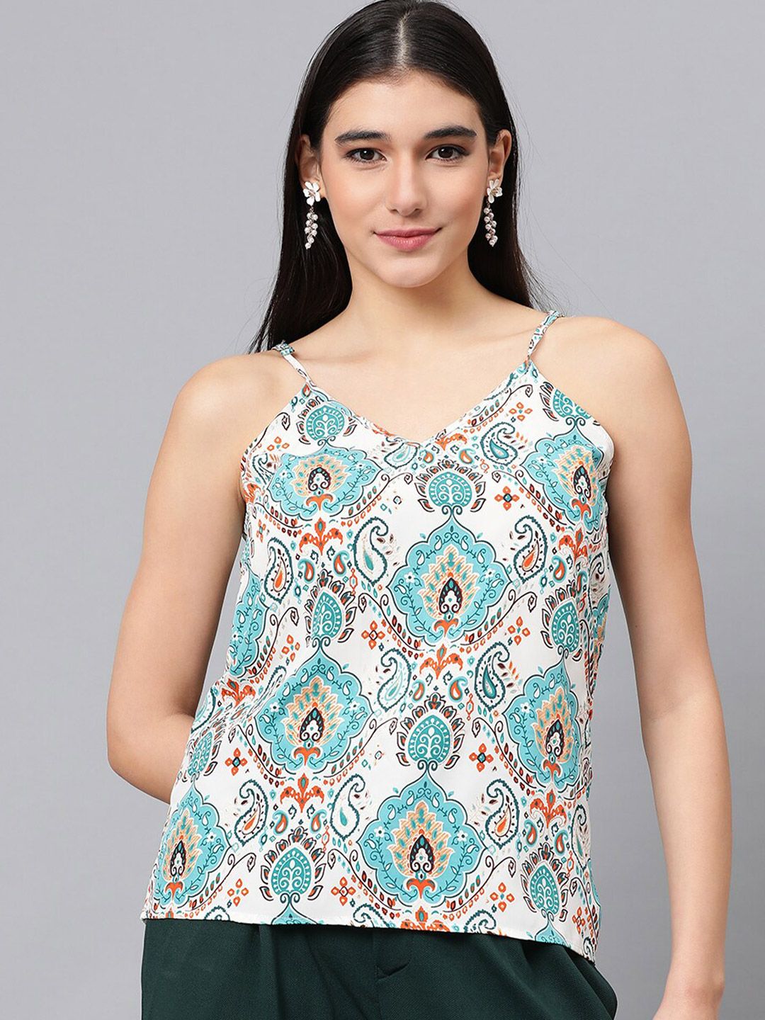 Kotty Ethnic Motifs Printed Top