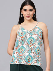 Kotty Ethnic Motifs Printed Top