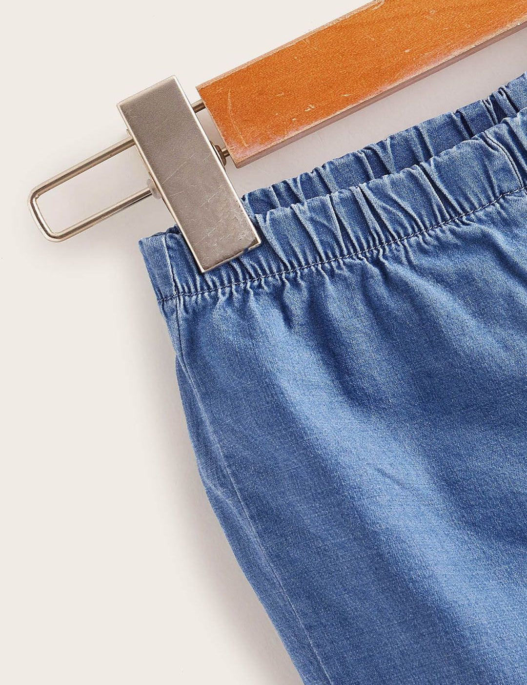 Kotty Girls Blue Mid Waist Jogger Jeans