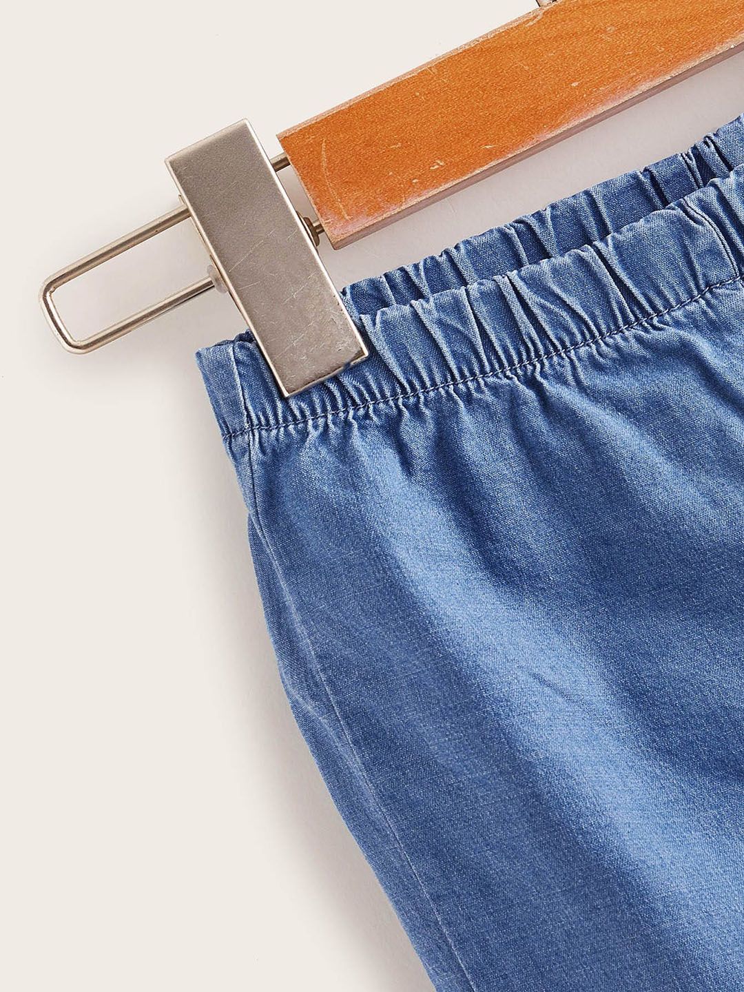 Kotty Girls Blue Mid Waist Jogger Jeans