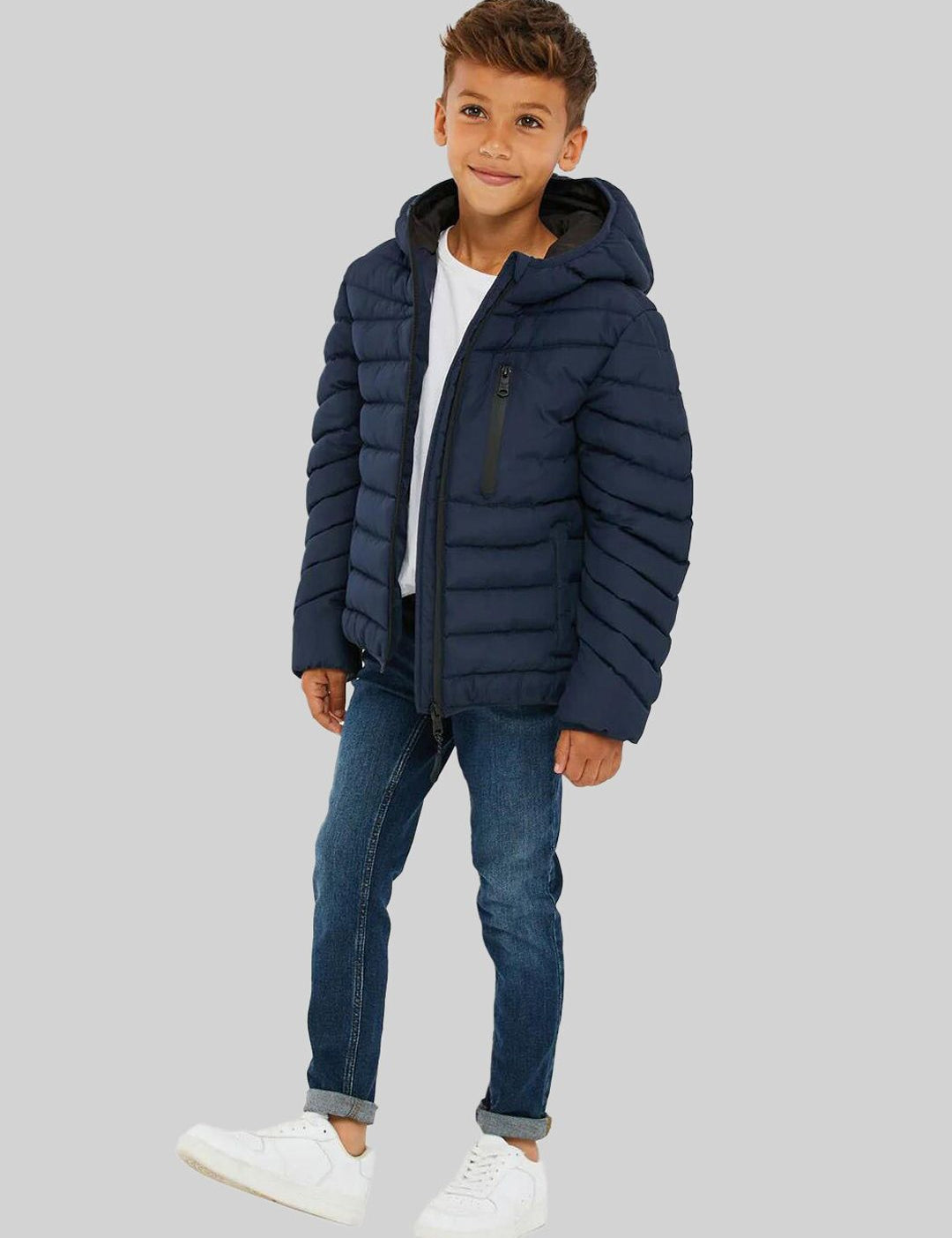 Kotty Boys Outdoor Hooded Puffer Jacket