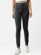 Kotty Women Black Skinny Fit Jeans