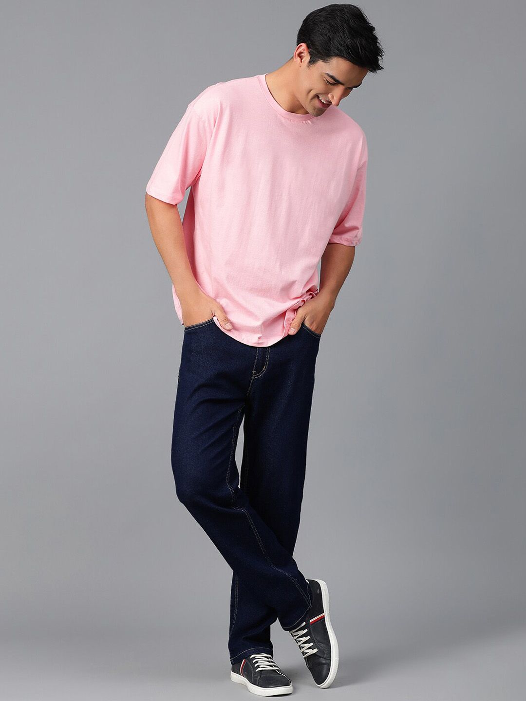 Kotty Men Jean Slim Fit Low-Rise Clean Look Stretchable Jeans