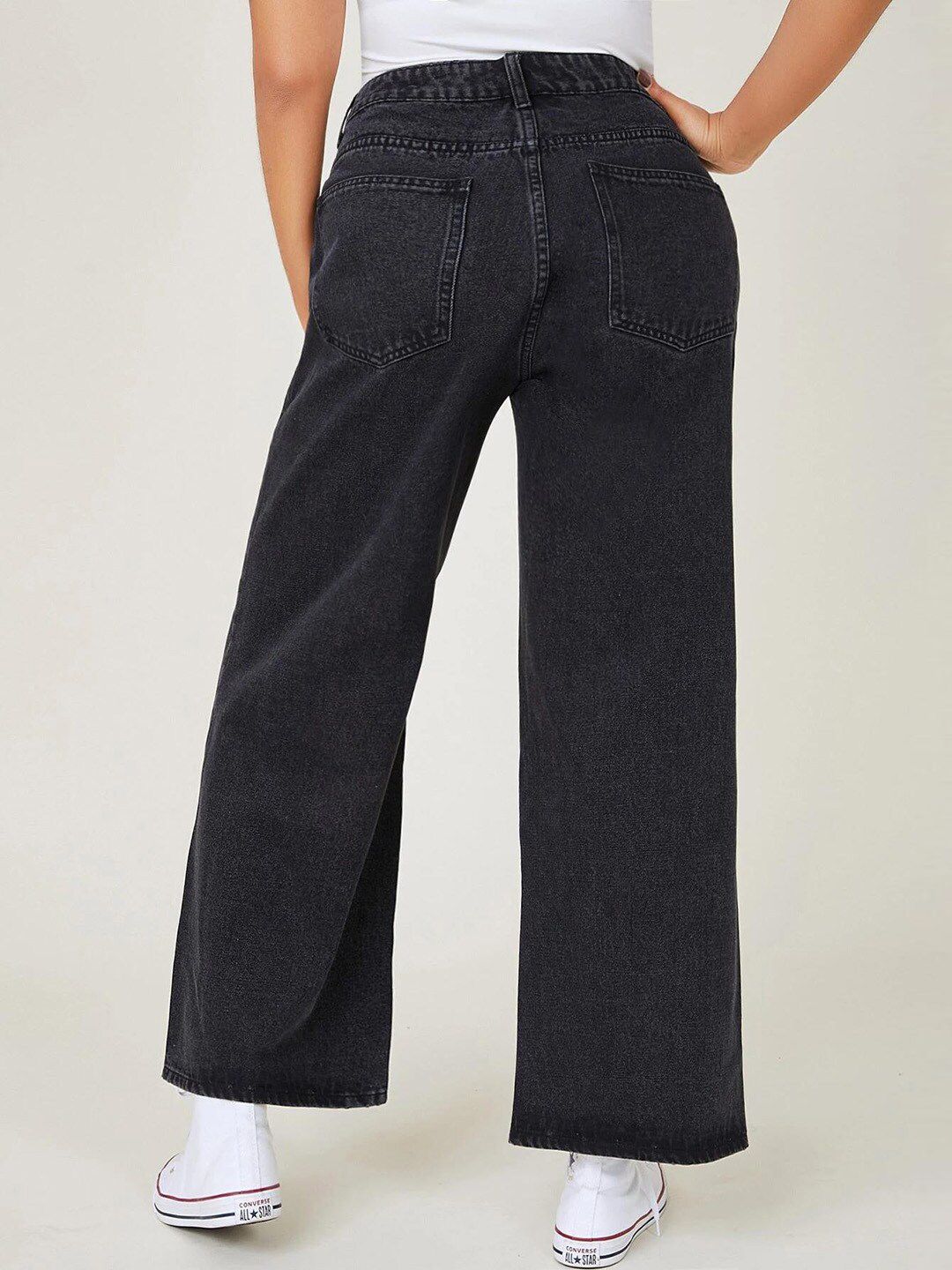 Kotty Women Jean Flared High-Rise Stretchable Jeans