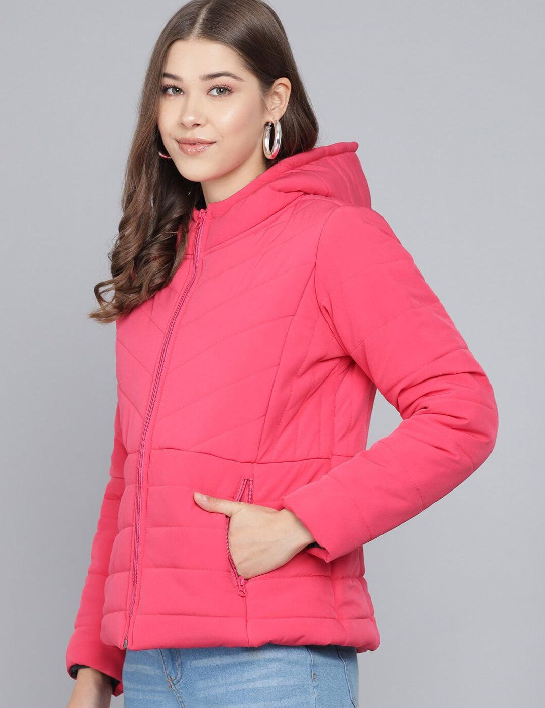 Kotty Women Pink Lightweight Padded Jacket
