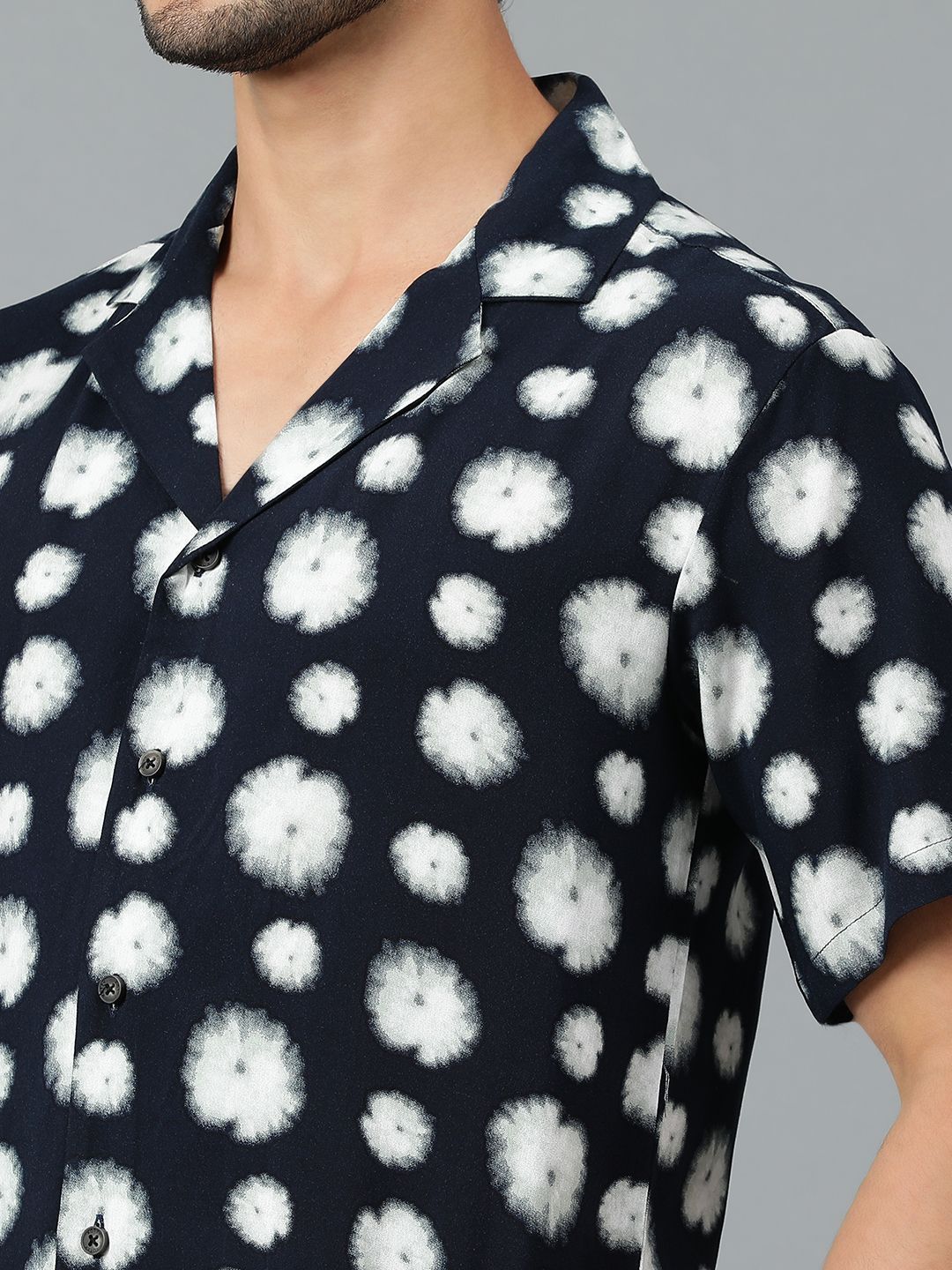 Kotty Men Tie and Dye Printed Casual Shirt