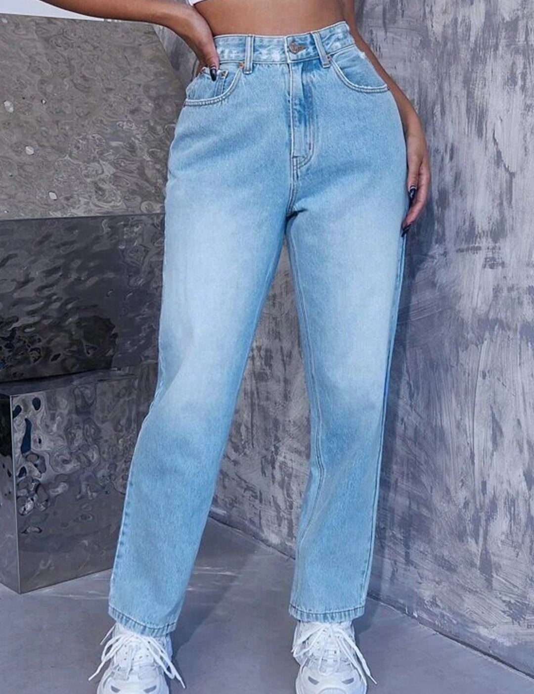 Kotty Women Blue High-Rise  Light Fade Jeans
