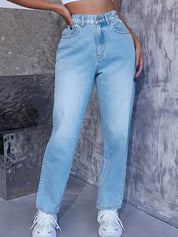 Kotty Women Blue High-Rise  Light Fade Jeans