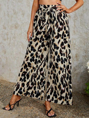 Kotty Women Animal Printed Relaxed High-Rise Easy Wash Trousers