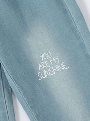 Kotty Girls Blue Mid Waist Jeans