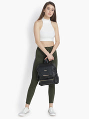 Kotty Women Olive Green Skinny Fit High-Rise Clean Look Stretchable Jeans