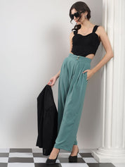 Kotty Women Original Wide Leg High-Rise Pleated Trouser
