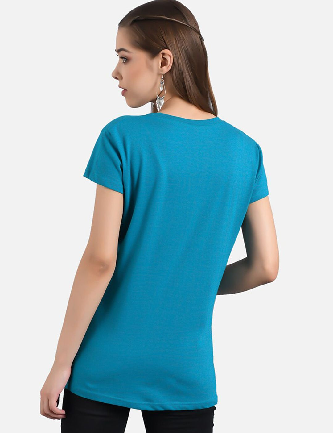 Kotty Women Pack of 2 Printed Round Neck T-shirts