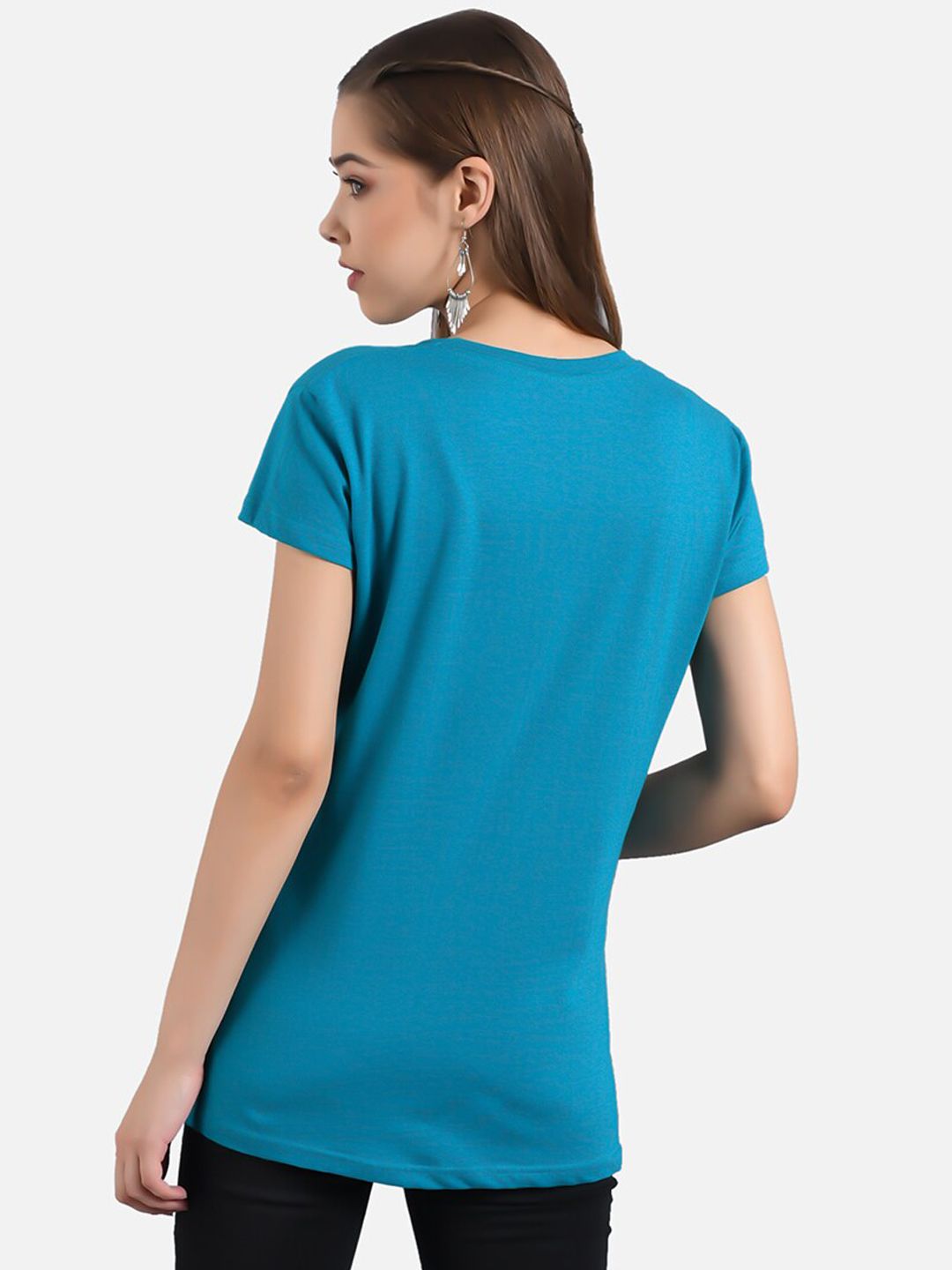 Kotty Women Pack of 2 Printed Round Neck T-shirts