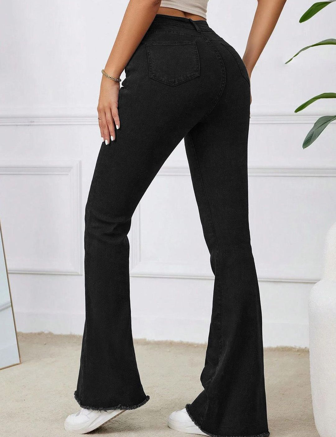 Kotty Women Bootilicious Bootcut High-Rise Stretchable Cotton Jeans