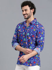 Kotty New Relaxed Fit Abstract Printed Casual Shirt