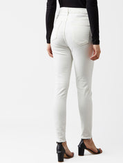 Kotty Women White Skinny Fit Jeans