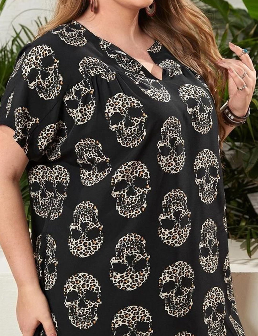 KOTTY Plus Size Floral Printed Crepe Top