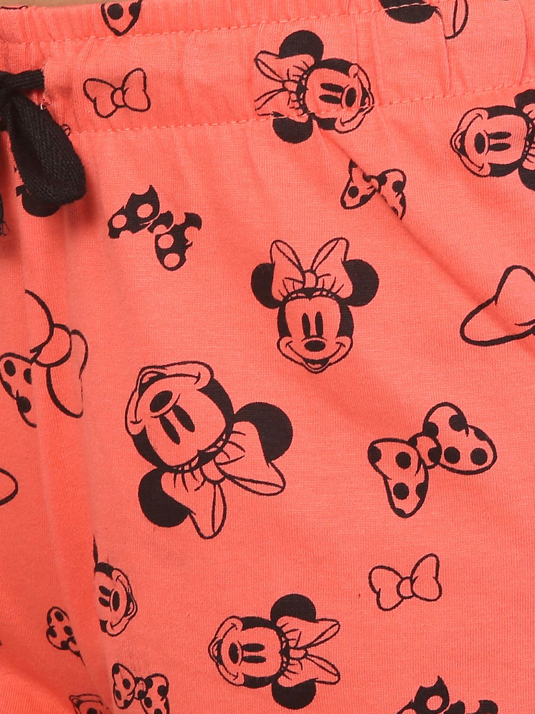 Kotty Women Orange Graphic Printed Lounge Shorts