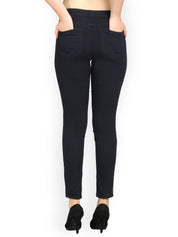 Kotty Women Black Skinny Fit High-Rise Clean Look Jeans