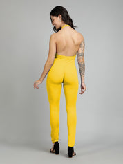 Kotty Women Halter Neck Basic Jumpsuit