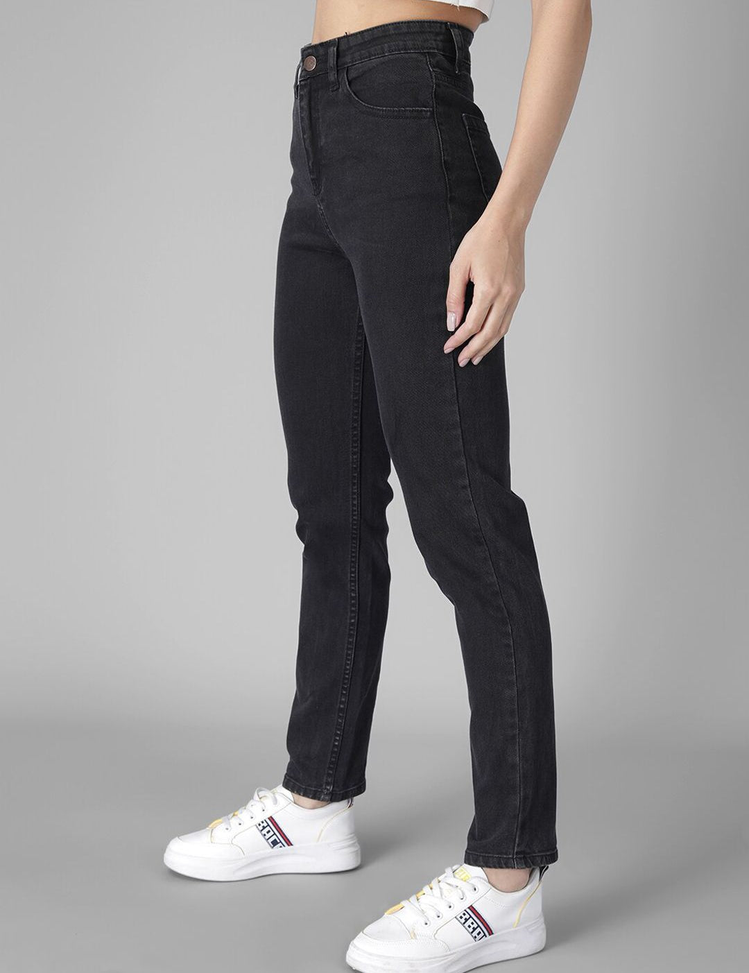 Kotty Women Black Skinny Fit Jeans