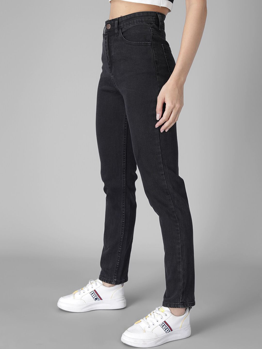 Kotty Women Black Skinny Fit Jeans