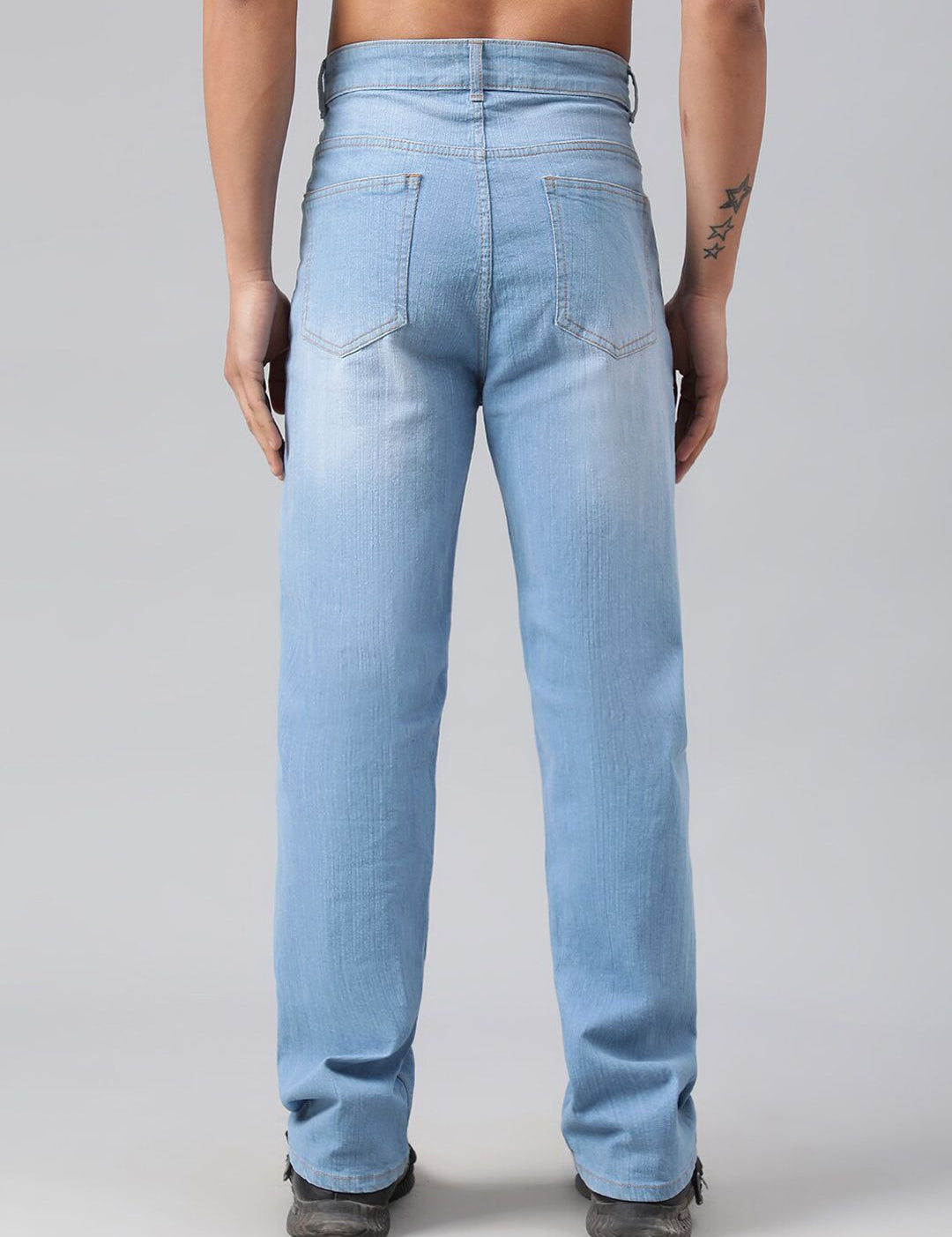 Kotty Men Low-Rise Light Fade Stretchable Jeans