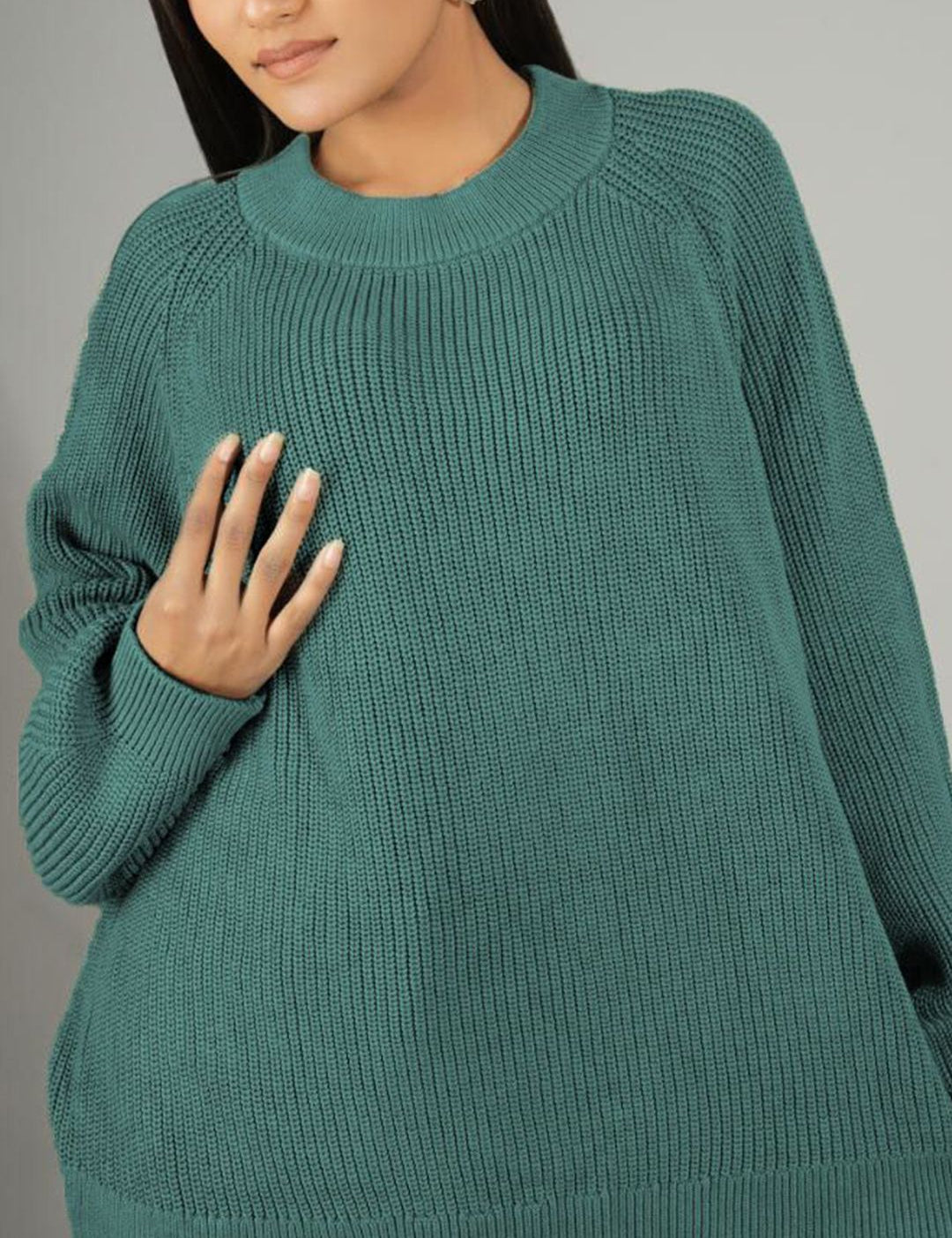 Kotty Women Round Neck Long Sleeves Pullover