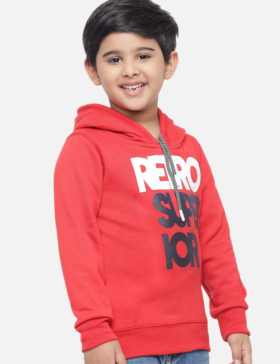Kotty Boys Red Printed Sweatshirt