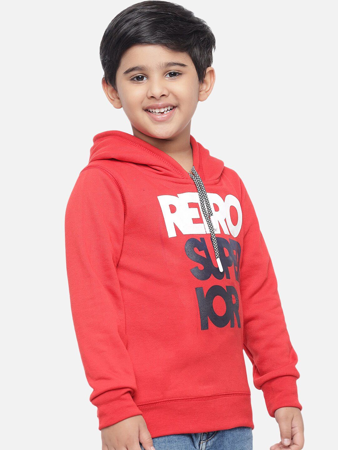 Kotty Boys Red Printed Sweatshirt