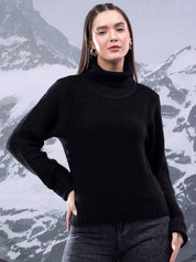 Kotty Women High Neck Pullover Sweater