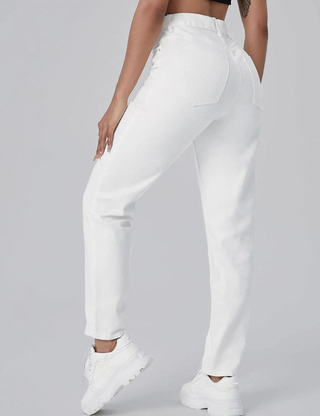 Kotty Women White Jean High-Rise Stretchable Jeans